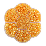Plum Blossom Box Half Pearl Flat Bottom ABS Pearl Accessories
