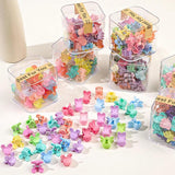 40pcs Children Candy Mini Hair Clips Crab Baby Girls Hairpin Barrettes