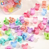 40pcs Children Candy Mini Hair Clips Crab Baby Girls Hairpin Barrettes