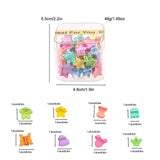 40pcs Children Candy Mini Hair Clips Crab Baby Girls Hairpin Barrettes