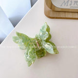 Acetic Acid Plate Double Layer Butterfly Clasp Hair Claw Clip