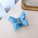 Acetic Acid Plate Double Layer Butterfly Clasp Hair Claw Clip