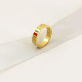 Classic Titanium Steel Ring for Women