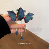 Crystal Butterfly Hair Clip for Women