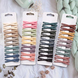 Matte X Shape Hair Clips Set Girls Barrettes Hair Accessories