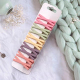 Matte X Shape Hair Clips Set Girls Barrettes Hair Accessories