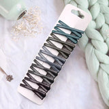 Matte X Shape Hair Clips Set Girls Barrettes Hair Accessories