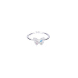 Sterling Silver Butterfly Zircon Ring for Women