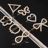 Geometric Round Hair Clips Barrette Women Girls Hair Accessories