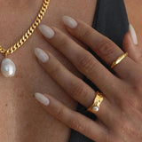 Uworld Vintage Style Ring with Fresh Water Pearl
