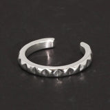 925 Silver Geometric Adjustable Ring Fine Jewelry