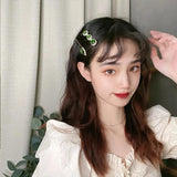 5pcs Crystal Hair Clips Women's Hair Accessories Simulated Pearl