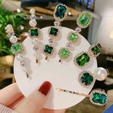 5pcs Crystal Hair Clips Women's Hair Accessories Simulated Pearl