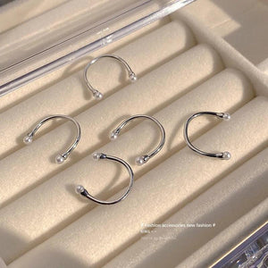 5pcs Geometric Knuckle Midi Rings Set Anillos