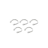 5pcs Geometric Knuckle Midi Rings Set Anillos