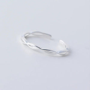 Geometric Baroque Charm Rings 925 Sterling Silver Jewelry
