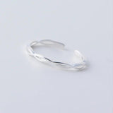Geometric Baroque Charm Rings 925 Sterling Silver Jewelry