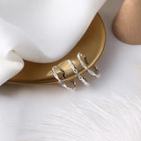 Geometric Baroque Charm Rings 925 Sterling Silver Jewelry