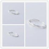 Geometric Baroque Charm Rings 925 Sterling Silver Jewelry