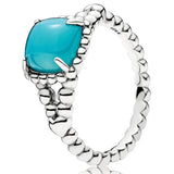 925 Silver Ring Romance Spirit Bow Heart Locket Women Gift Jewelry