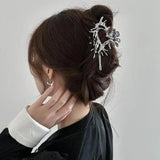 Colorful Alien Metal Conch Hair Claws for Women Girl Y2K