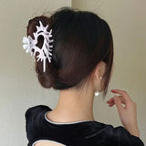 Colorful Alien Metal Conch Hair Claws for Women Girl Y2K