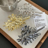 Colorful Alien Metal Conch Hair Claws for Women Girl Y2K