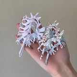 Colorful Alien Metal Conch Hair Claws for Women Girl Y2K