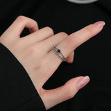 925 Silver Zircon Wheat Leaf Ring for Women Girl Party Daily Jewelry