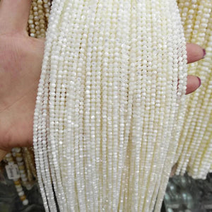 Natural Shell Beads Round Stone Bead for Jewelry Making DIY Bracelet Necklace