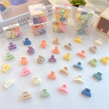 Matte Mini Hair Claws Girls Hair Clips Kids Hair Accessories