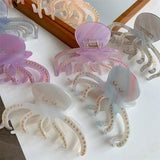 Octopus Shark Hair Claw Clips Purple Funny Sea Animal Hairpin Jewelry Gift