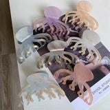 Octopus Shark Hair Claw Clips Purple Funny Sea Animal Hairpin Jewelry Gift