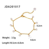 Youthway Pearl Bracelets Stainless Steel Chain High Waterproof Jewelry