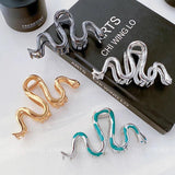 Snake Shape Metal Big Hair Claw Clip
