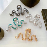 Snake Shape Metal Big Hair Claw Clip