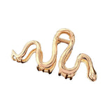 Snake Shape Metal Big Hair Claw Clip
