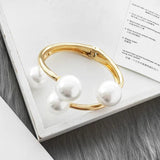 Alloy Pearl Bracelet for Women