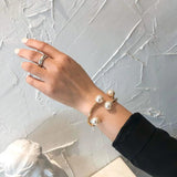 Alloy Pearl Bracelet for Women