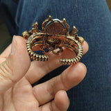 Vintage Crystal Pearl Bees Rings for Women Fashion Jewelry