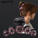 Rhinestone Hair Claws Crystal Hair Clips Barrettes Women Hair Accessories