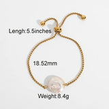 Natural Freshwater Pearls Bracelet Stainless Steel Bangle