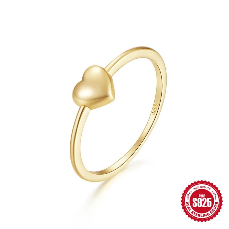 925 Silver Zircon Crown Leaf Ring Gold-Plated Women's Engagement Ring