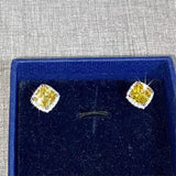 925 Silver Needle Sterling Stud Earrings CZ Engagement Bridal Wedding CCE643
