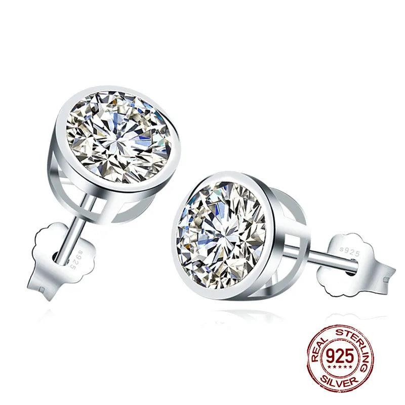 S925 Sterling Silver Zircon Earrings for Women