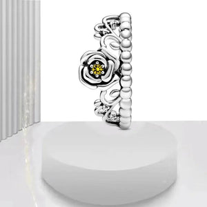 925 Sterling Silver Daisy Bouquet Sun Ring Gift