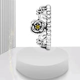925 Sterling Silver Daisy Bouquet Sun Ring Gift