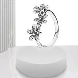 925 Sterling Silver Daisy Bouquet Sun Ring Gift