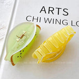 Sweet Watermelon Hair Claws Clip for Womens Girls Hairpins Crab Clips