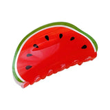 Sweet Watermelon Hair Claws Clip for Womens Girls Hairpins Crab Clips